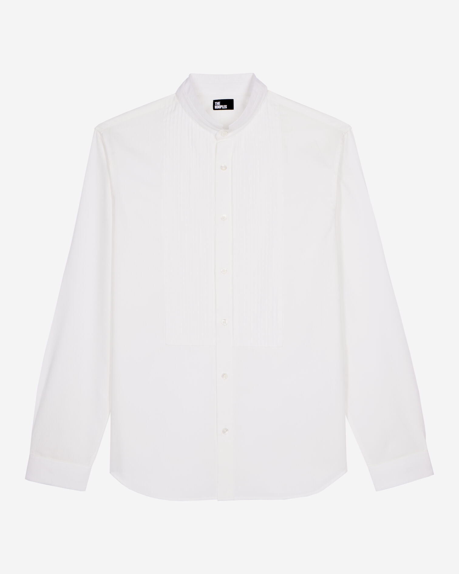White formal shirt, WHITE, hi-res image number null