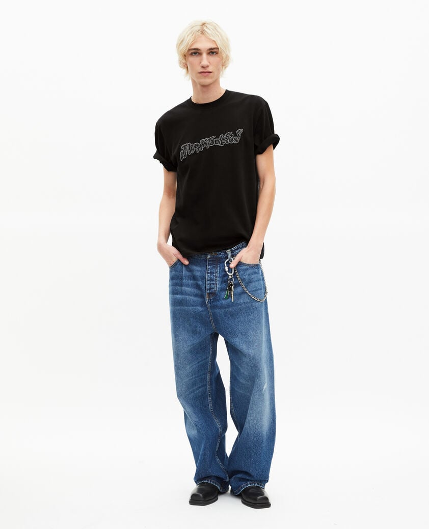 The Kooples HERREN BLACK t-shirt what is denim schwarz