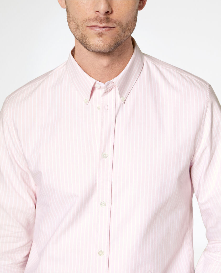 The Kooples H PINK - BLUE white and pink striped shirt