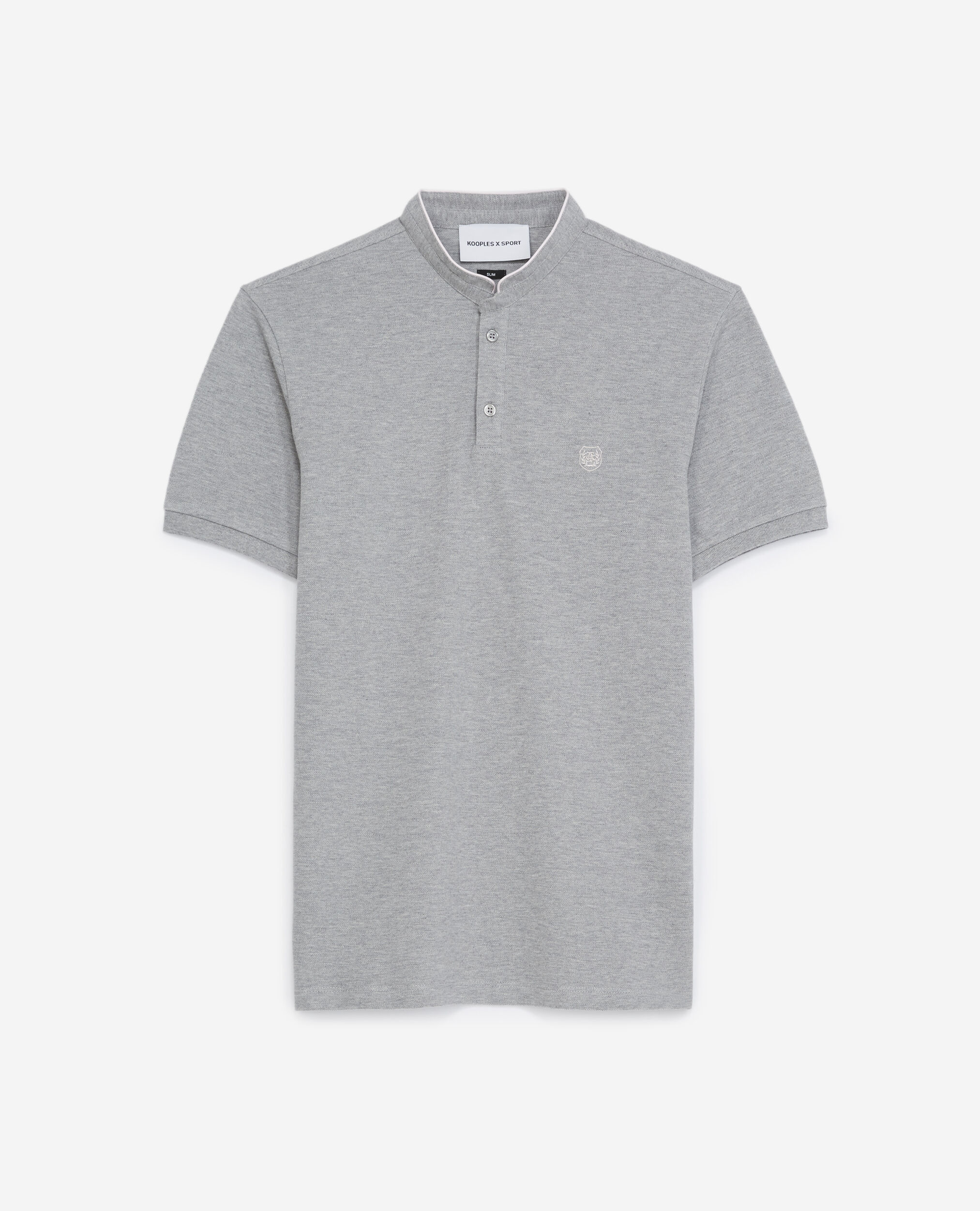 Polo gris claro, GREY MEL / BABY PINK, hi-res image number null