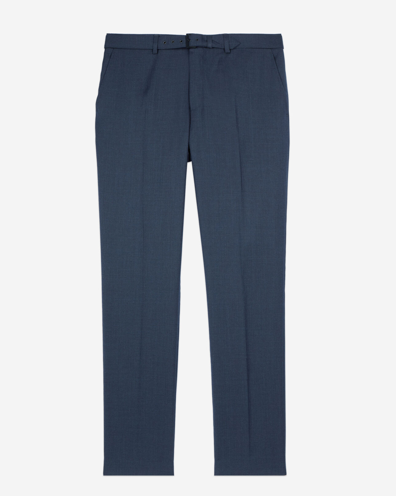 The Kooples HOMME NAVY pantalon de costume en laine bleu marine