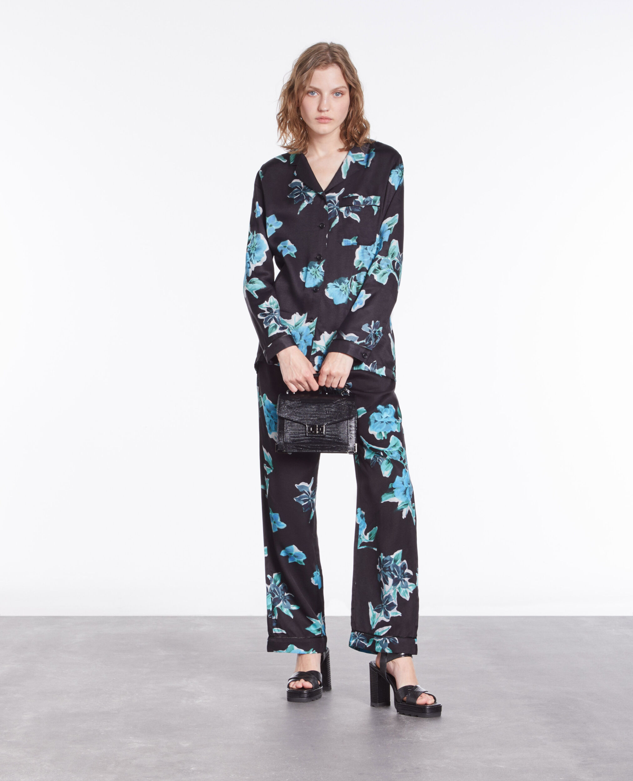 Bedrucktes Hemd, BLACK BLUE, hi-res image number null