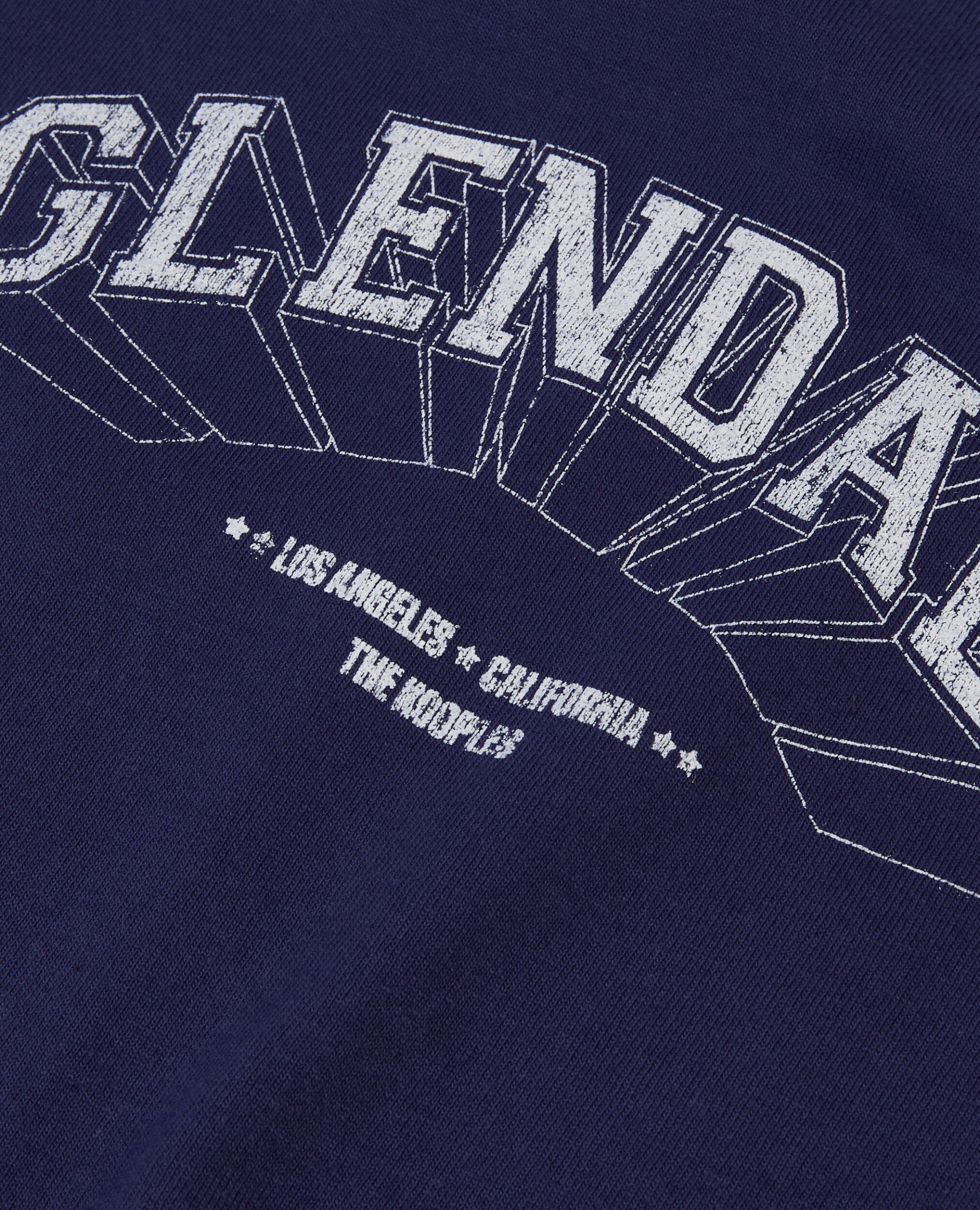 Navy blue t-shirt with Glendale serigraphy, WASHED NAVY, hi-res image number null