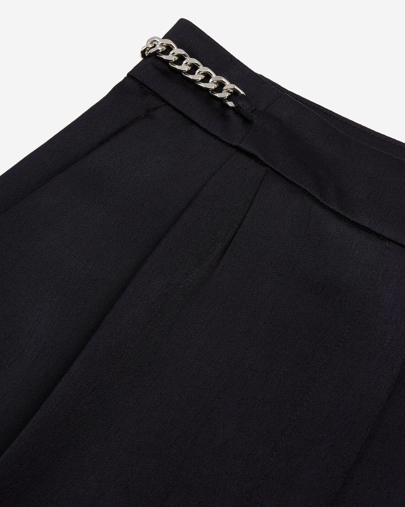 The Kooples DAMEN NAVY marineblaue hose mit ketten
