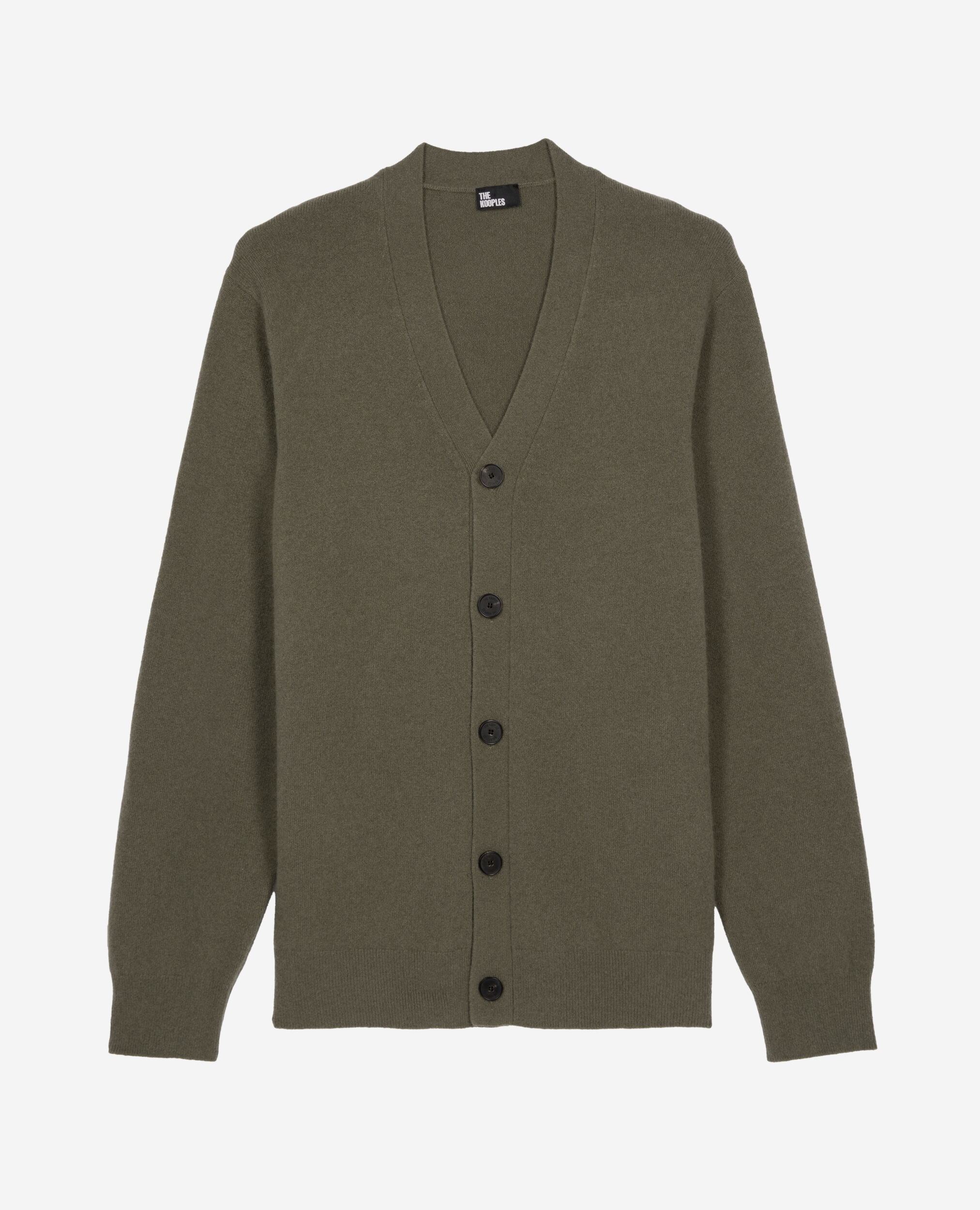 Cardigan en cachemire kaki, OLIVE KAKI, hi-res image number null