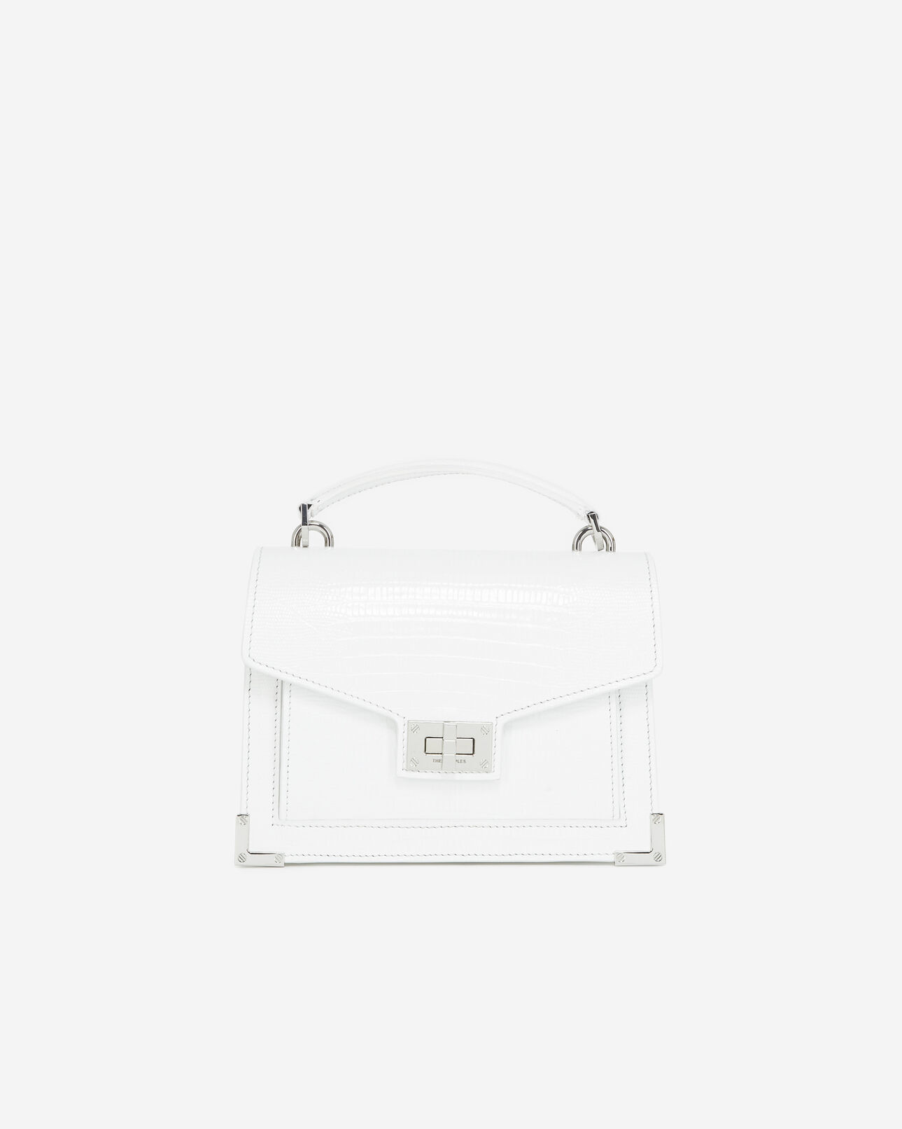 The Kooples WOMEN WHITE small white leather emily bag
