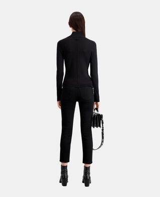 The Kooples FEMME BLACK pull noir effet pailleté