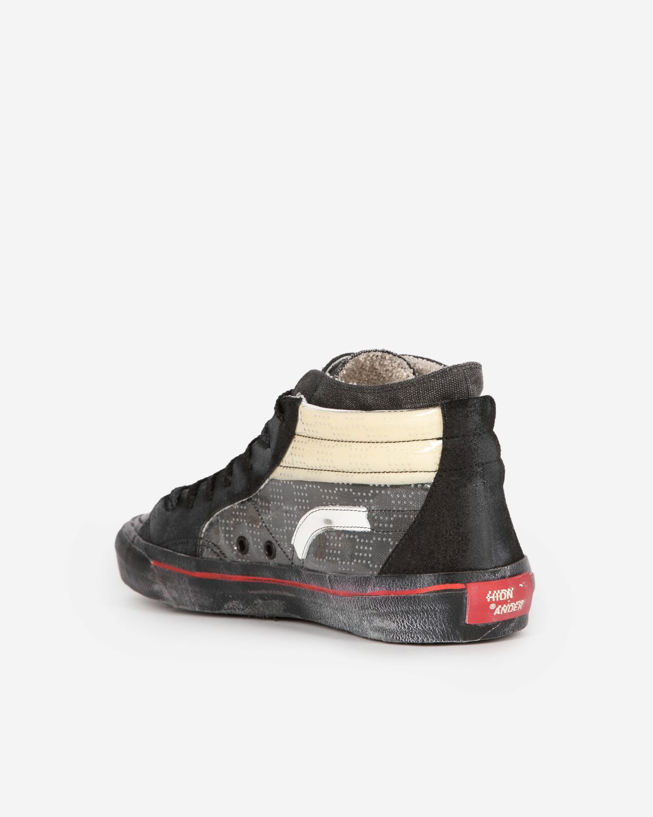 The Kooples HOMME BLACK sneakers montantes the kooples x hidn-ander noires