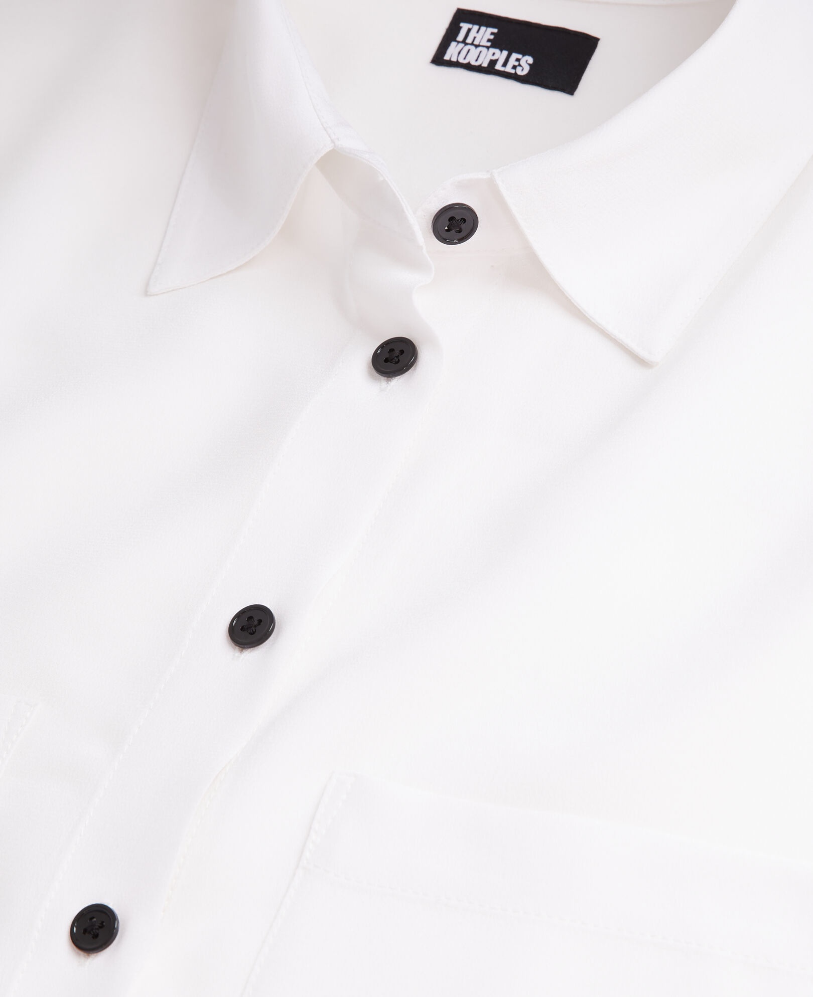 The Kooples FEMME ECRU chemise blanche en soie