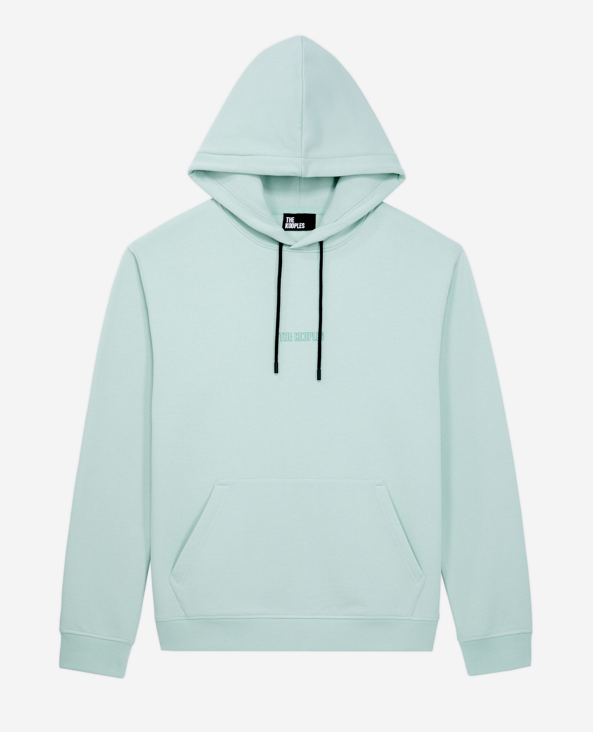 Men s Green hoodie with logo The Kooples UK