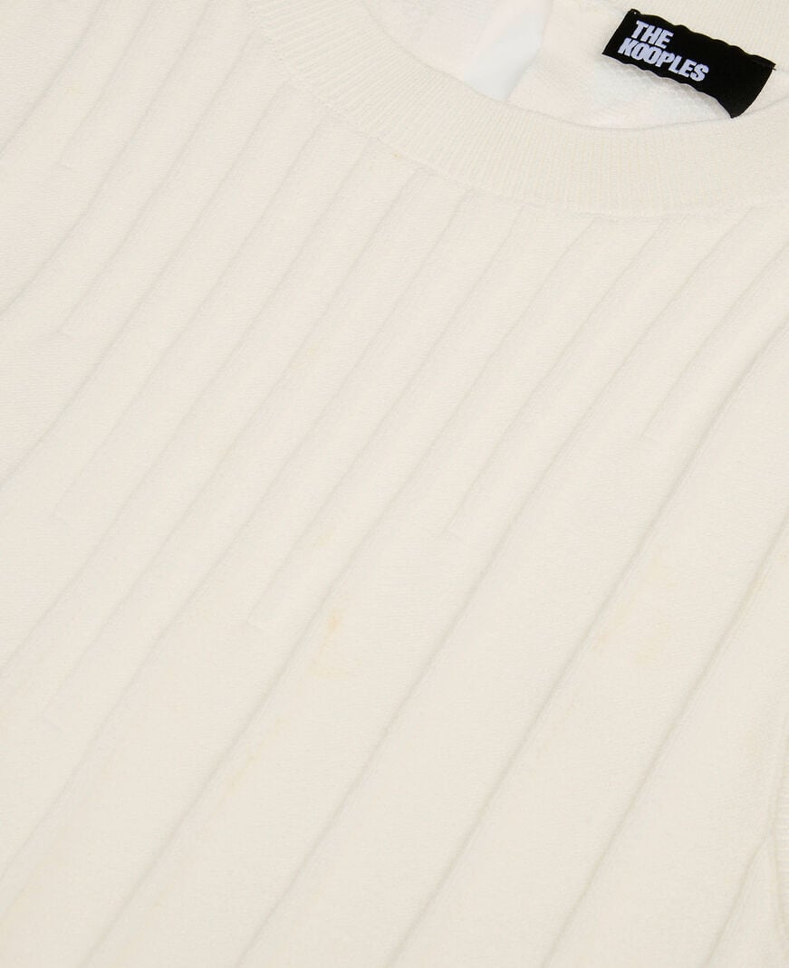 The Kooples WOMEN WHITE white knit top