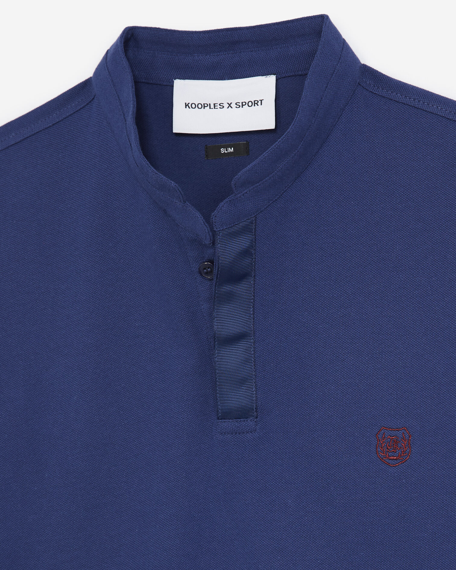 Polo bleu, BLUE / BURGUNDY, hi-res image number null