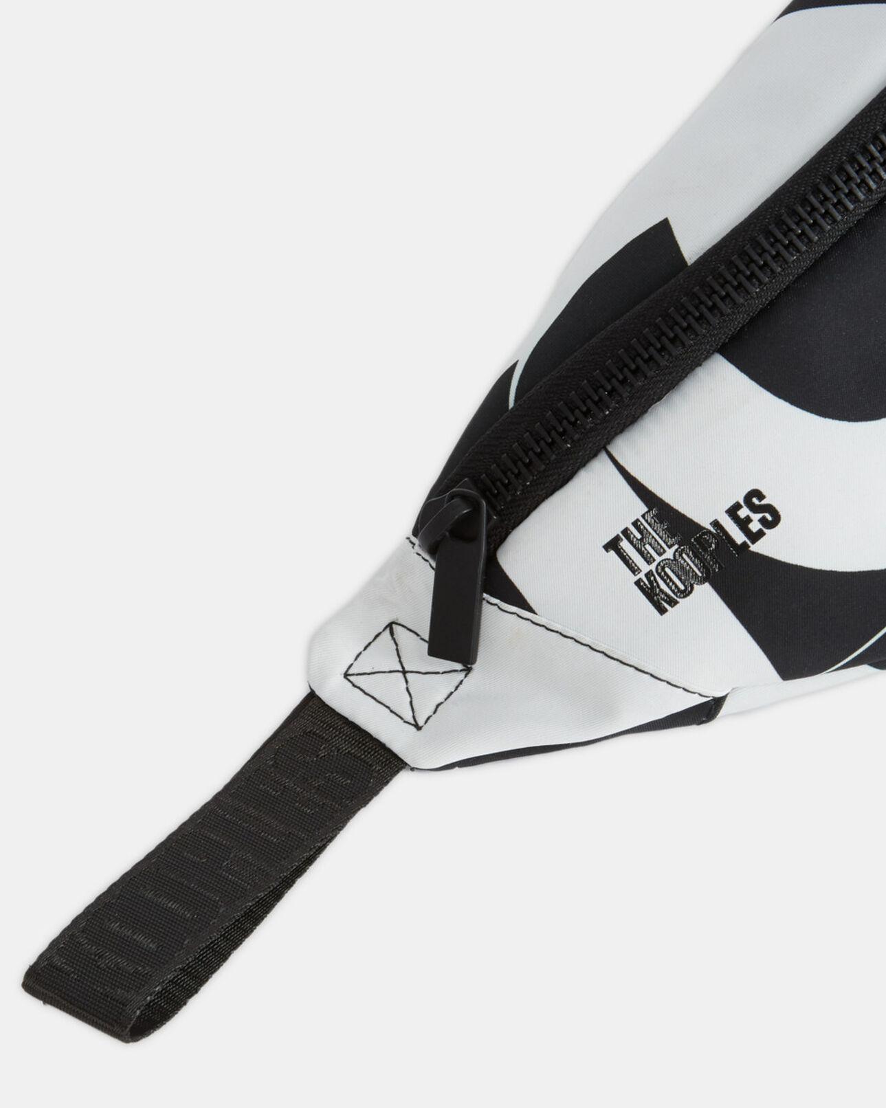 The Kooples MIXTE BLACK / WHITE sac banane logo the kooples