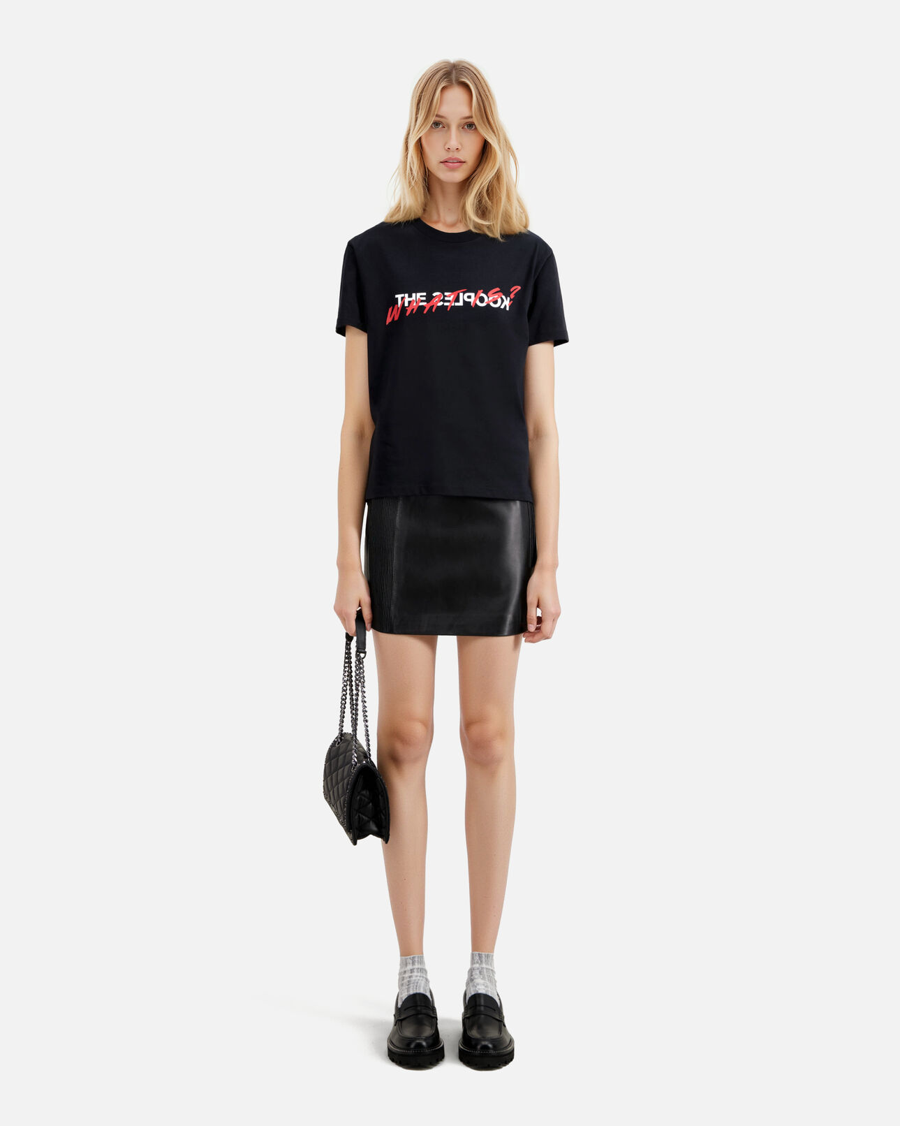 The Kooples WOMEN BLACK what is noir t-shirt