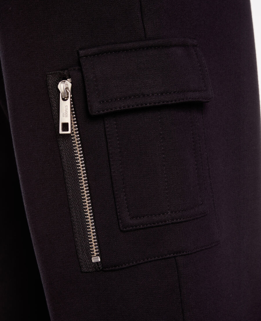 black tracksuit trousers