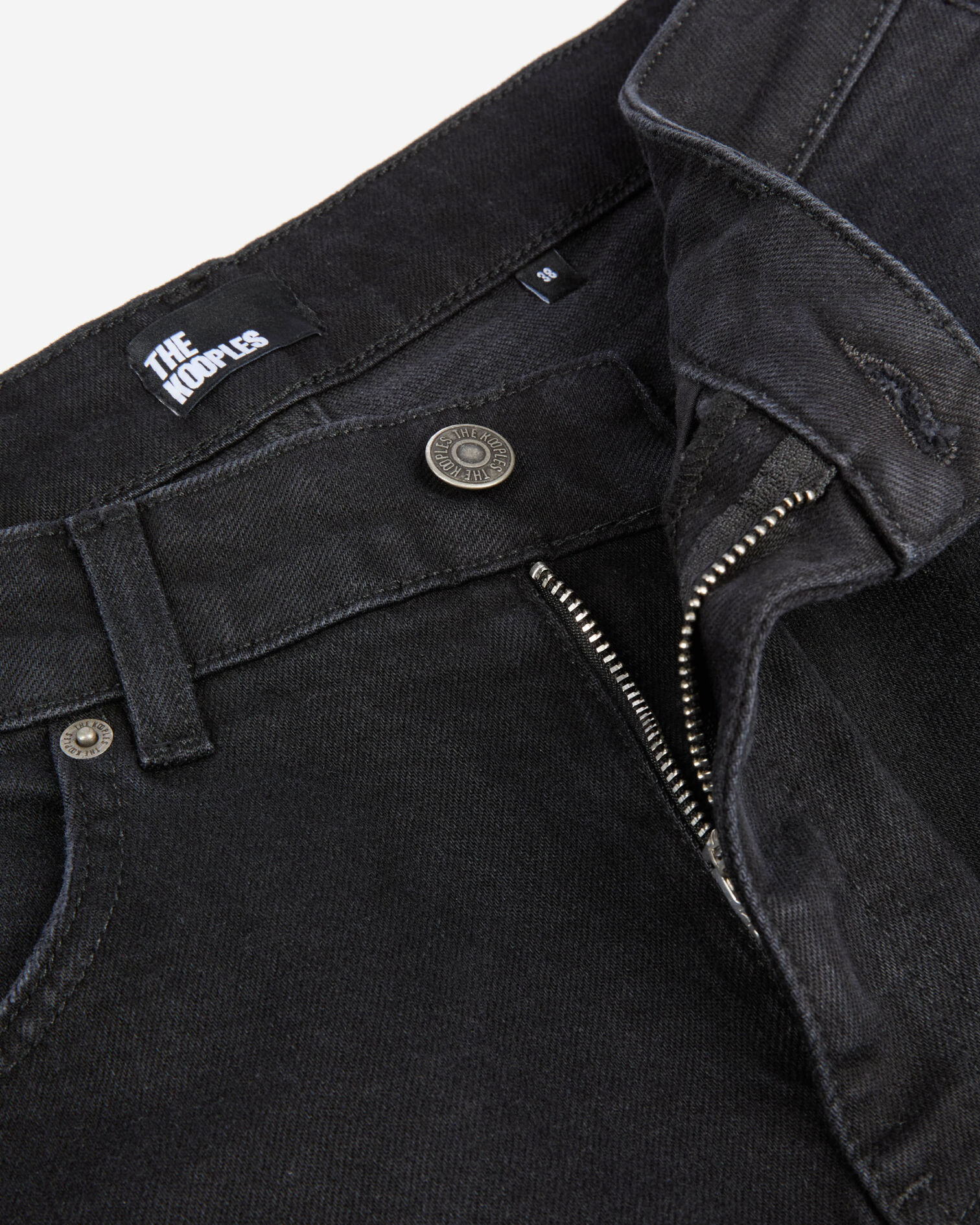 Black flare jeans, BLACK WASHED, hi-res image number null