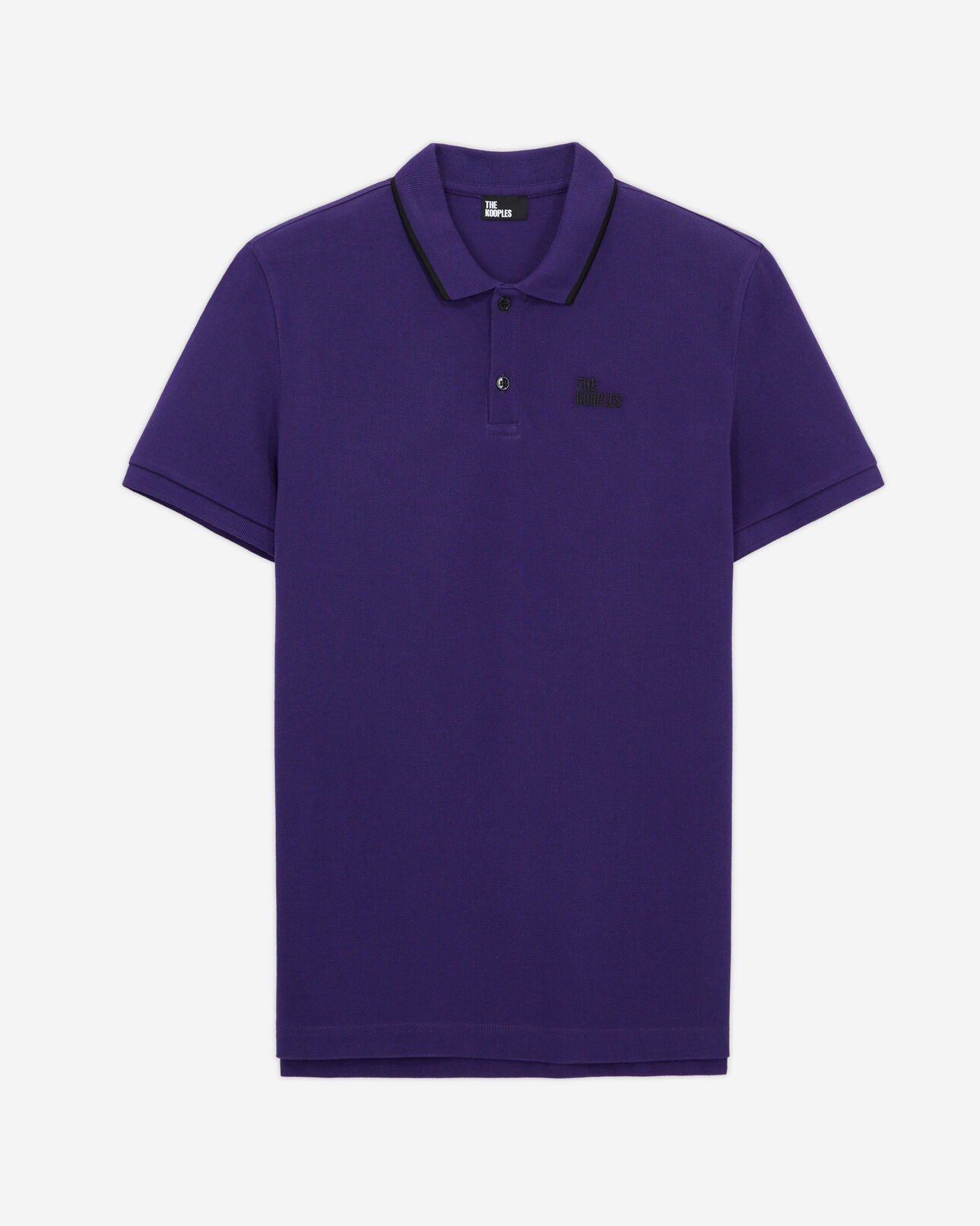 The Kooples HOMBRE PURPLE camisa polo logotipo violeta