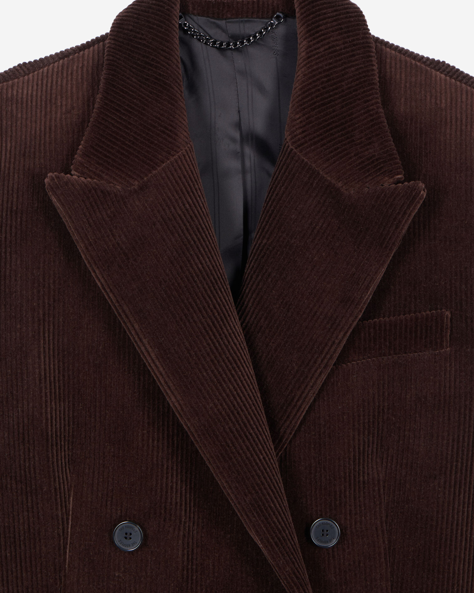 Brown corduroy suit jacket, BROWN, hi-res image number null