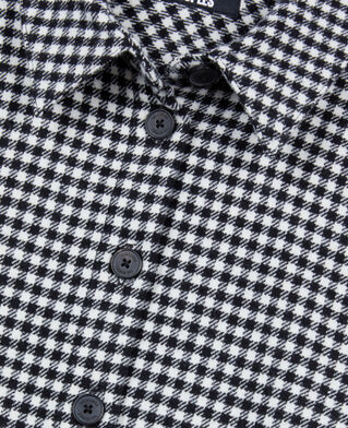 The Kooples MUJER BLACK WHITE camisa cuadros vichy