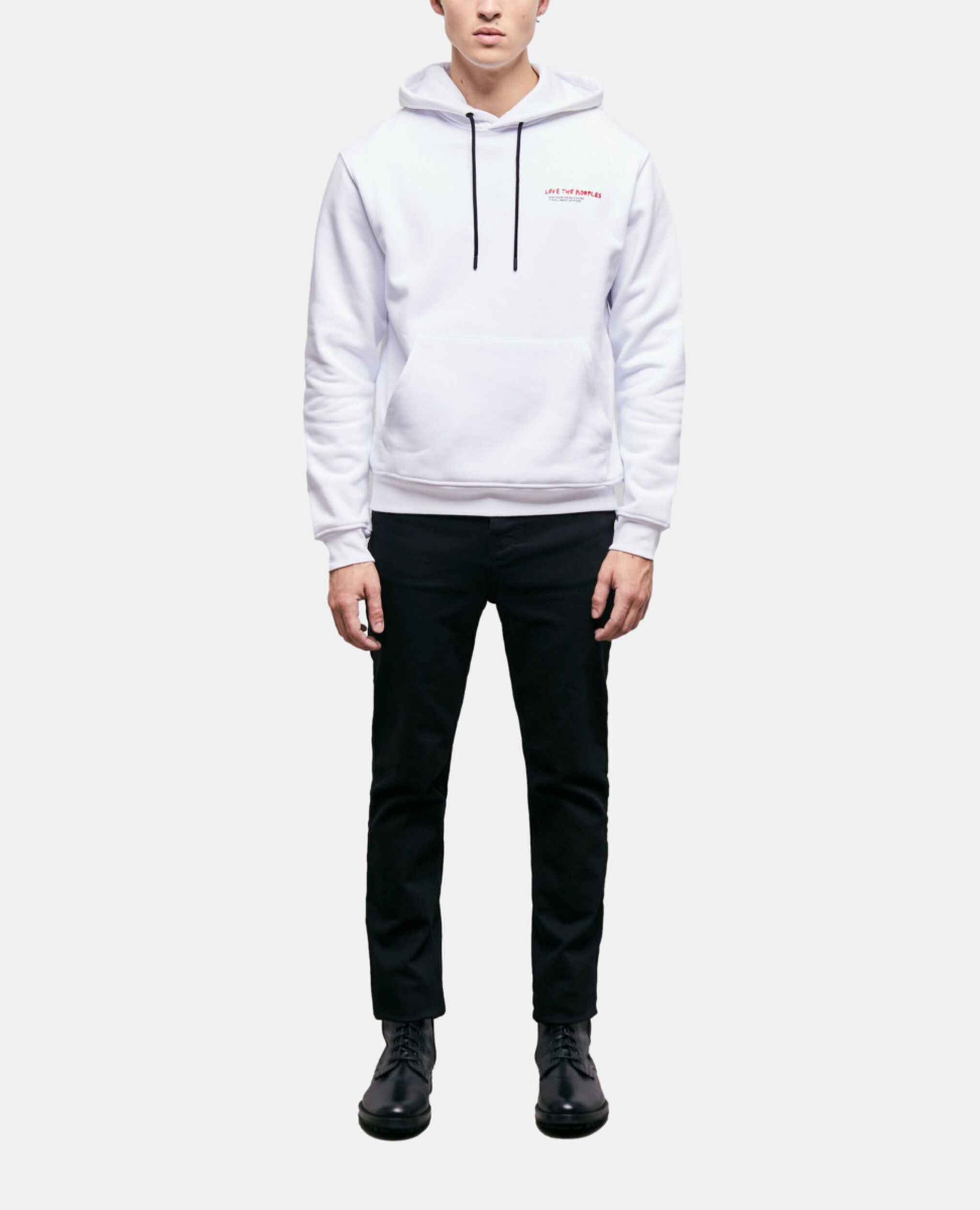 I Love Kooples white sweatshirt, WHITE, hi-res image number null