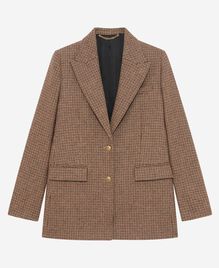, CAMEL MELANGE / BURGUNDY, hi-res image number null
