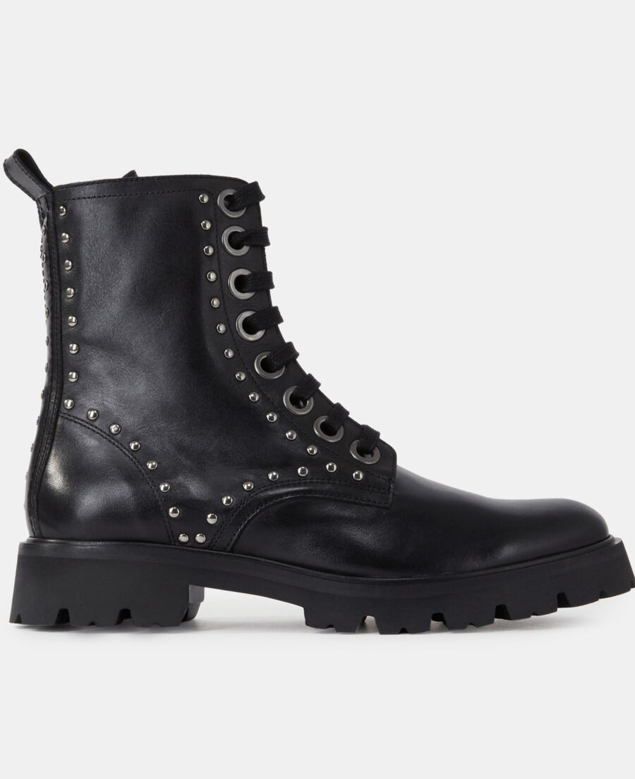 rangers en cuir noires