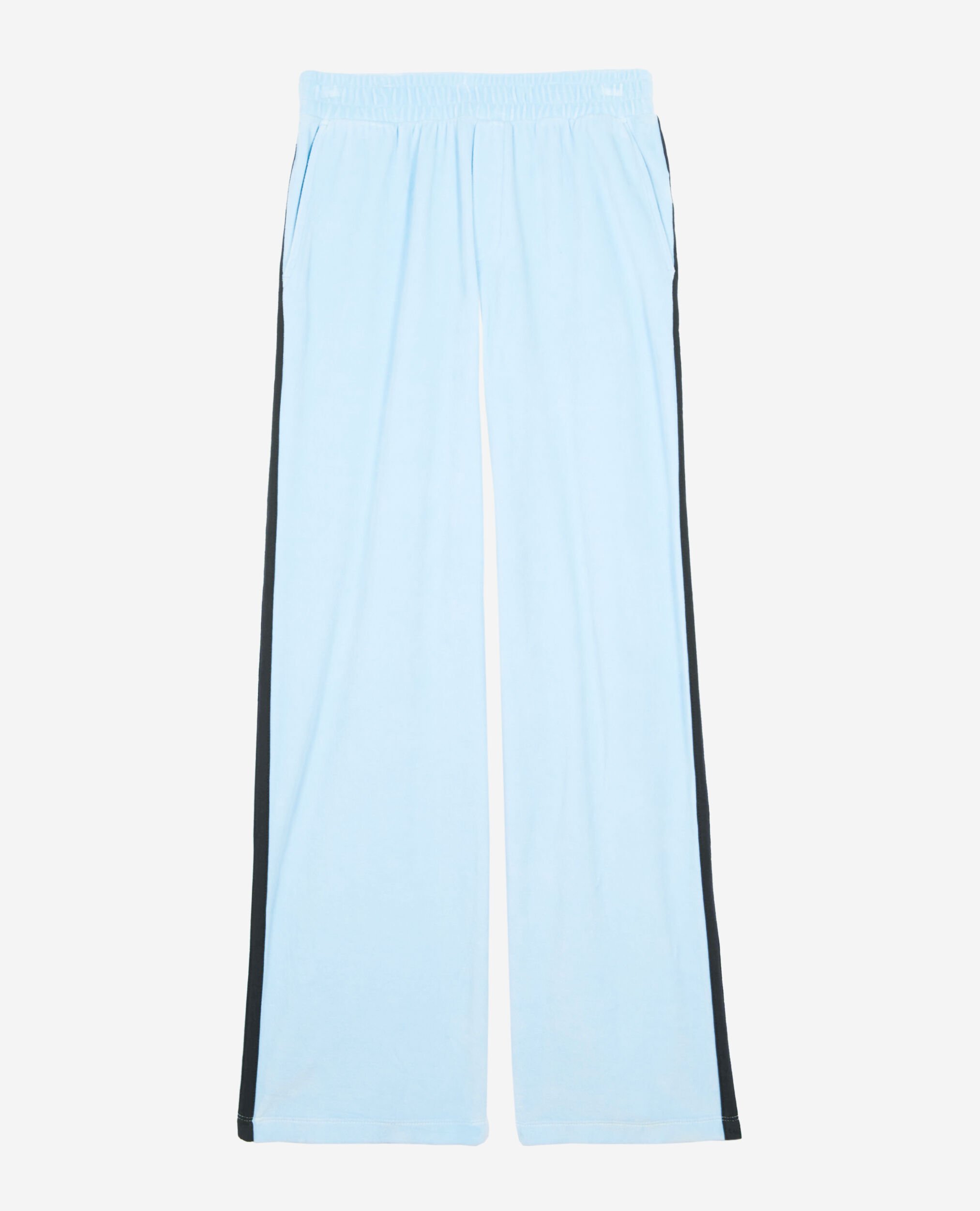 Bas de jogging en velours bleu clair, BABY BLUE, hi-res image number null