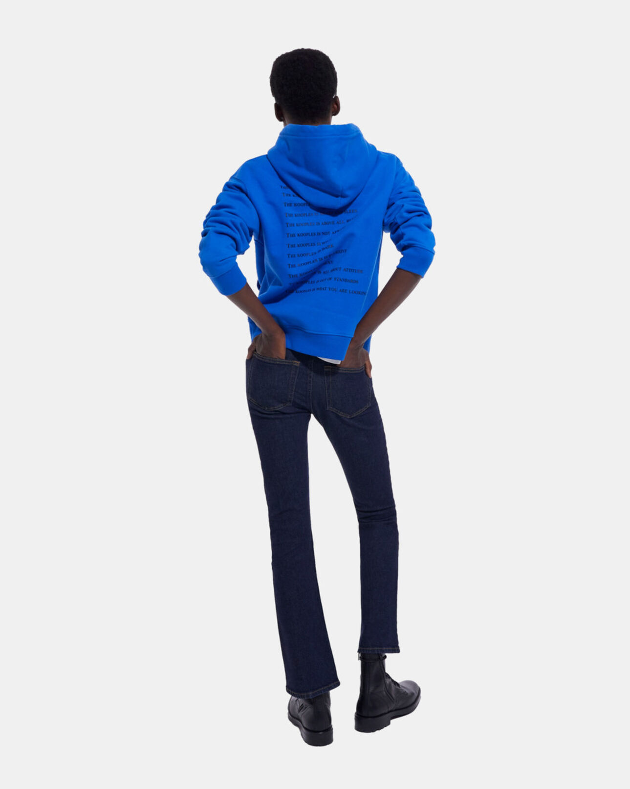The Kooples FEMME INK BLUE sweat what is bleu