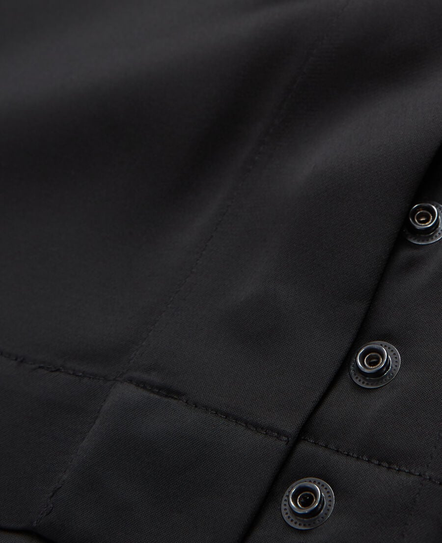 The Kooples HOMBRE BLACK pantalones efecto satinado negros