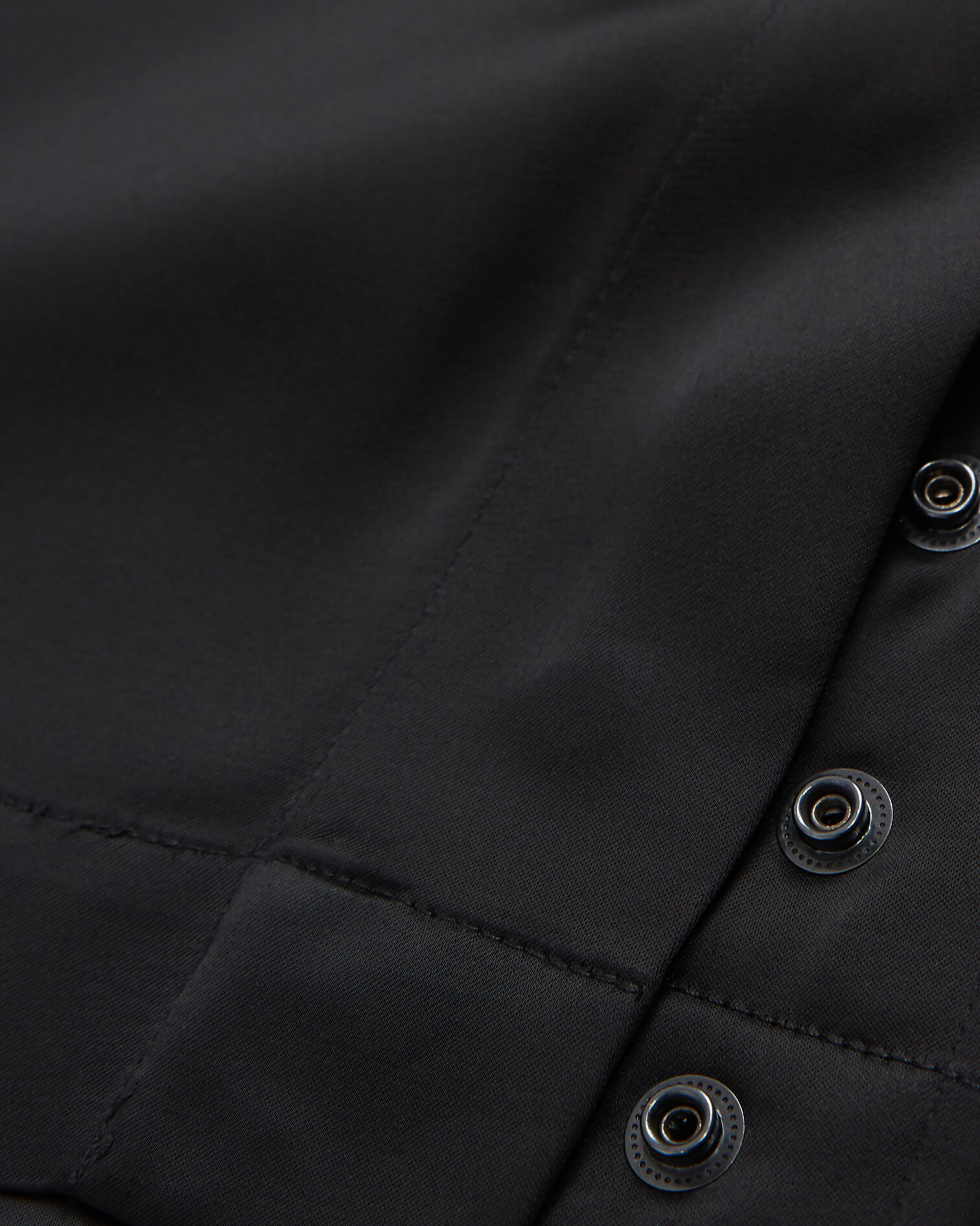 Black satin effect pants, BLACK, hi-res image number null