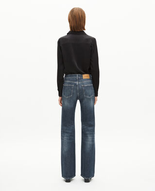 The Kooples WOMEN BLUE ELECTRIC blue wide-leg jeans