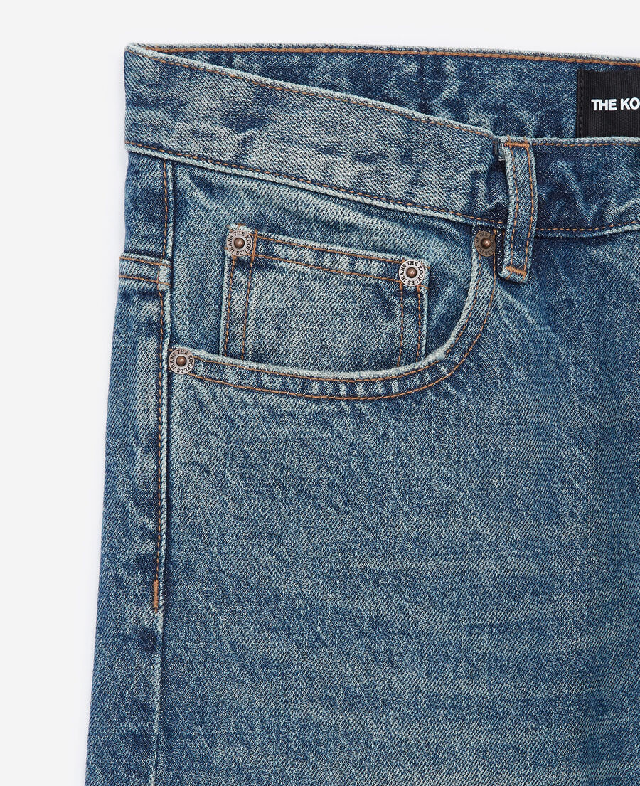 Jean bleu fonc?� d?�tails destroy | The Kooples - France