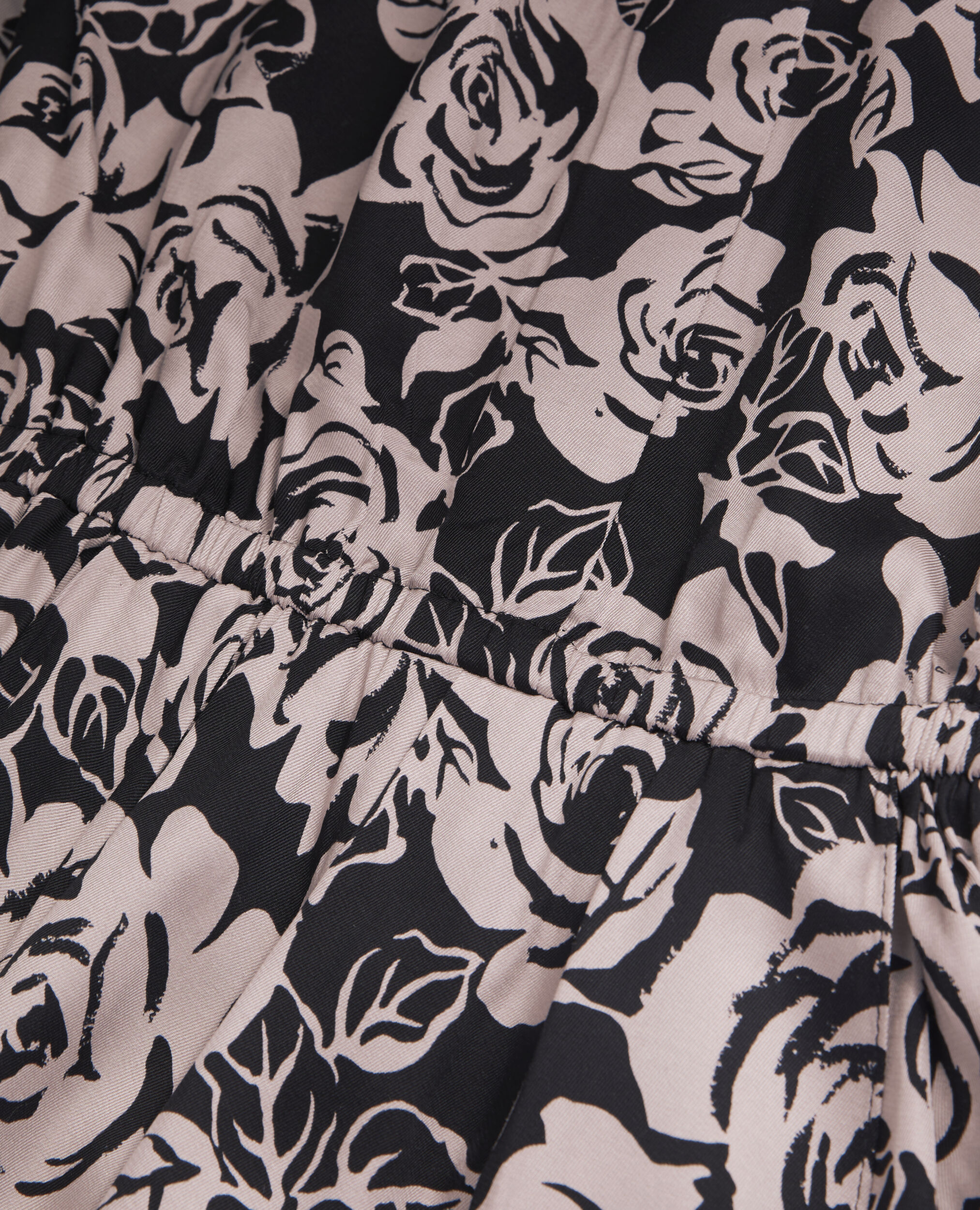Robe mi-longue imprimée, BLACK / PINK, hi-res image number null