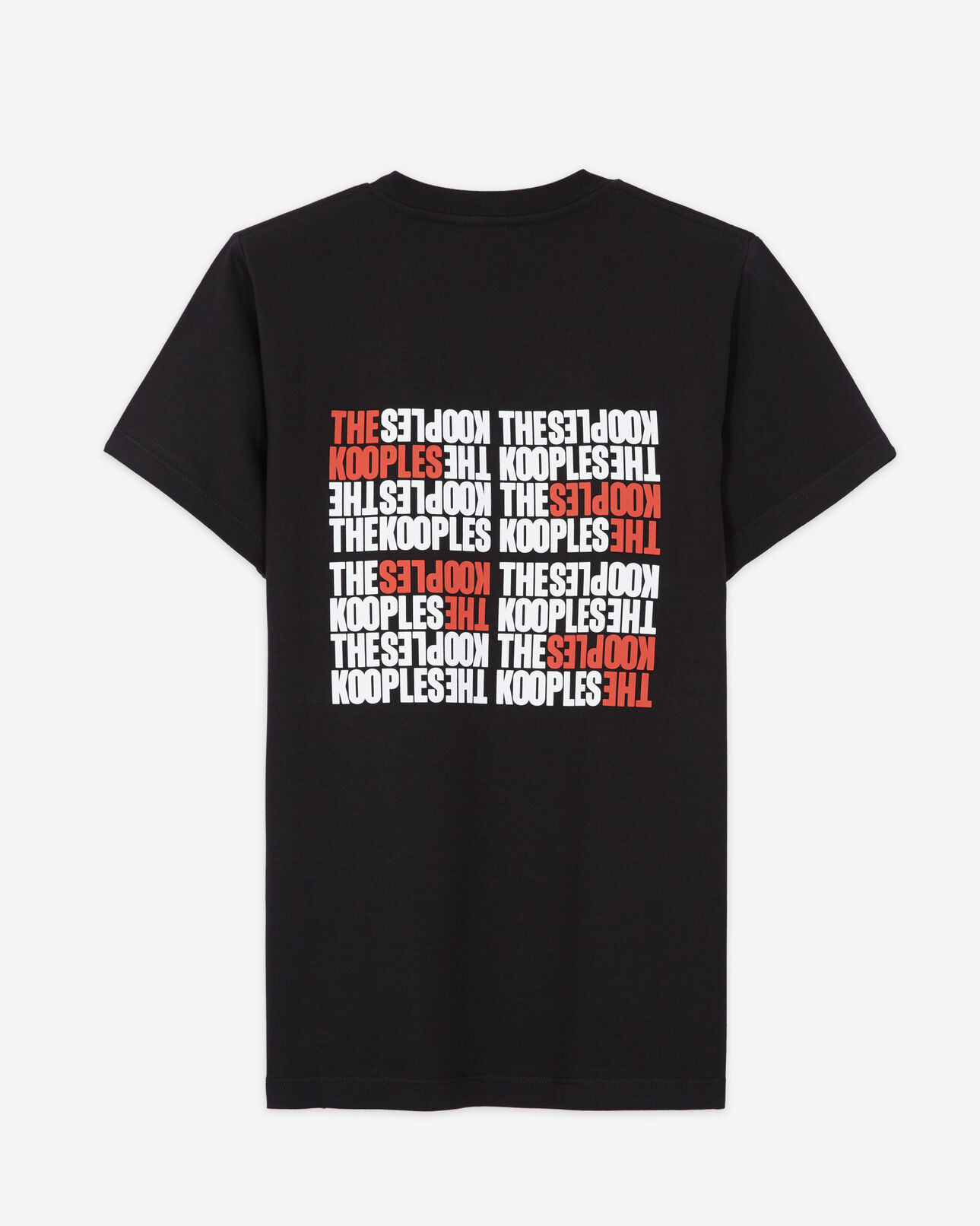 The Kooples FEMME BLACK t-shirt femme logo the kooples noir
