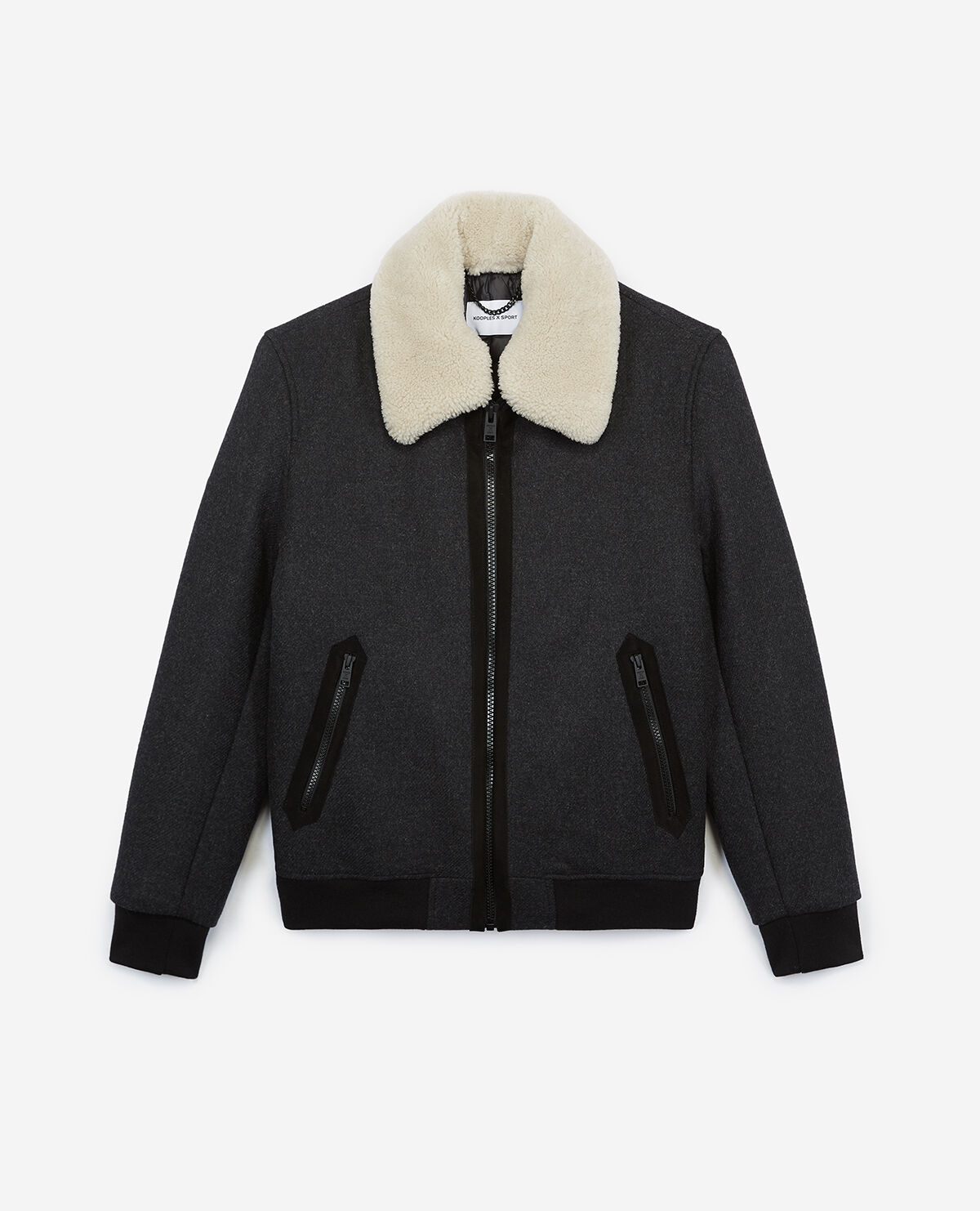Kooples parka deals with fur collar