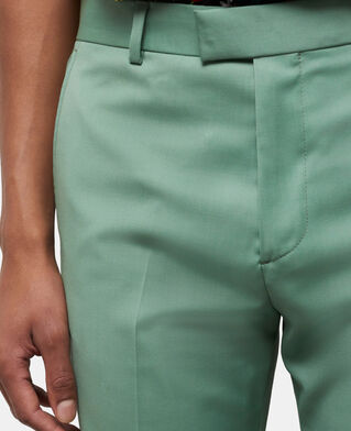 The Kooples H GREEN green wool suit pants