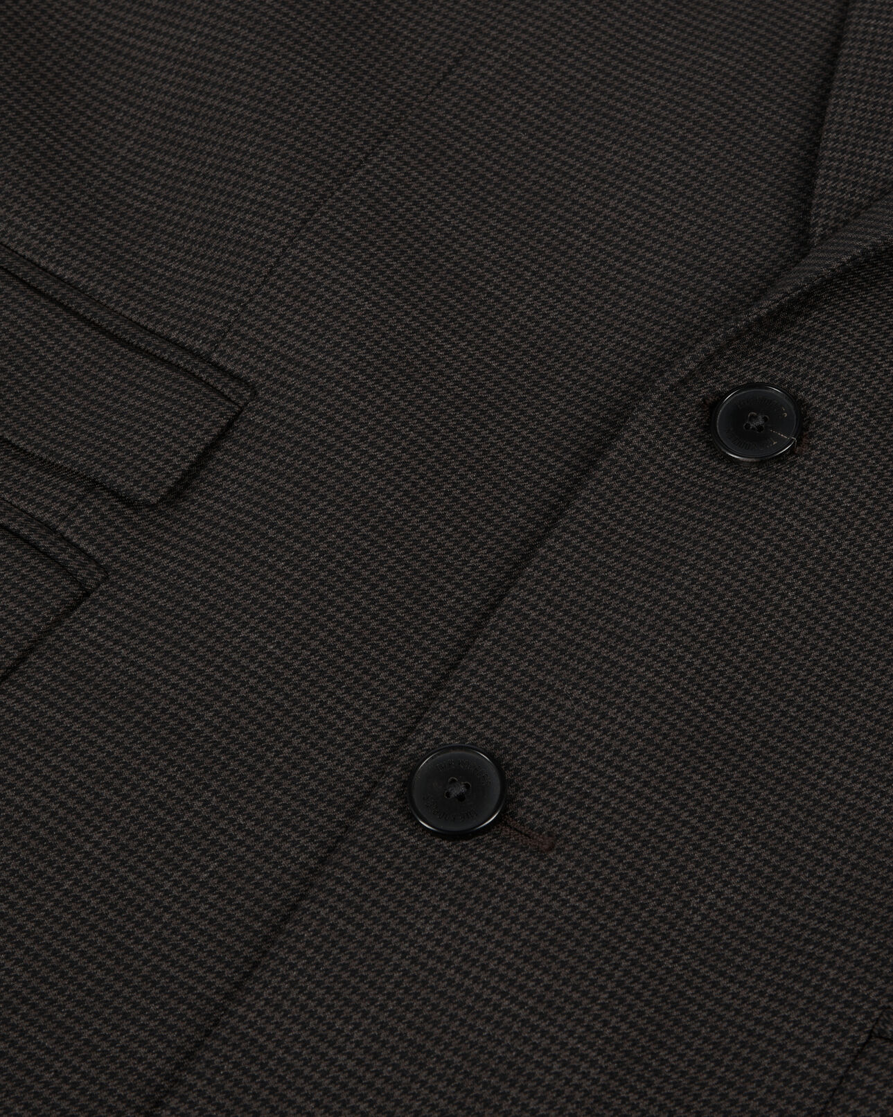 The Kooples MEN BROWN / BLACK brown houndstooth wool suit jacket