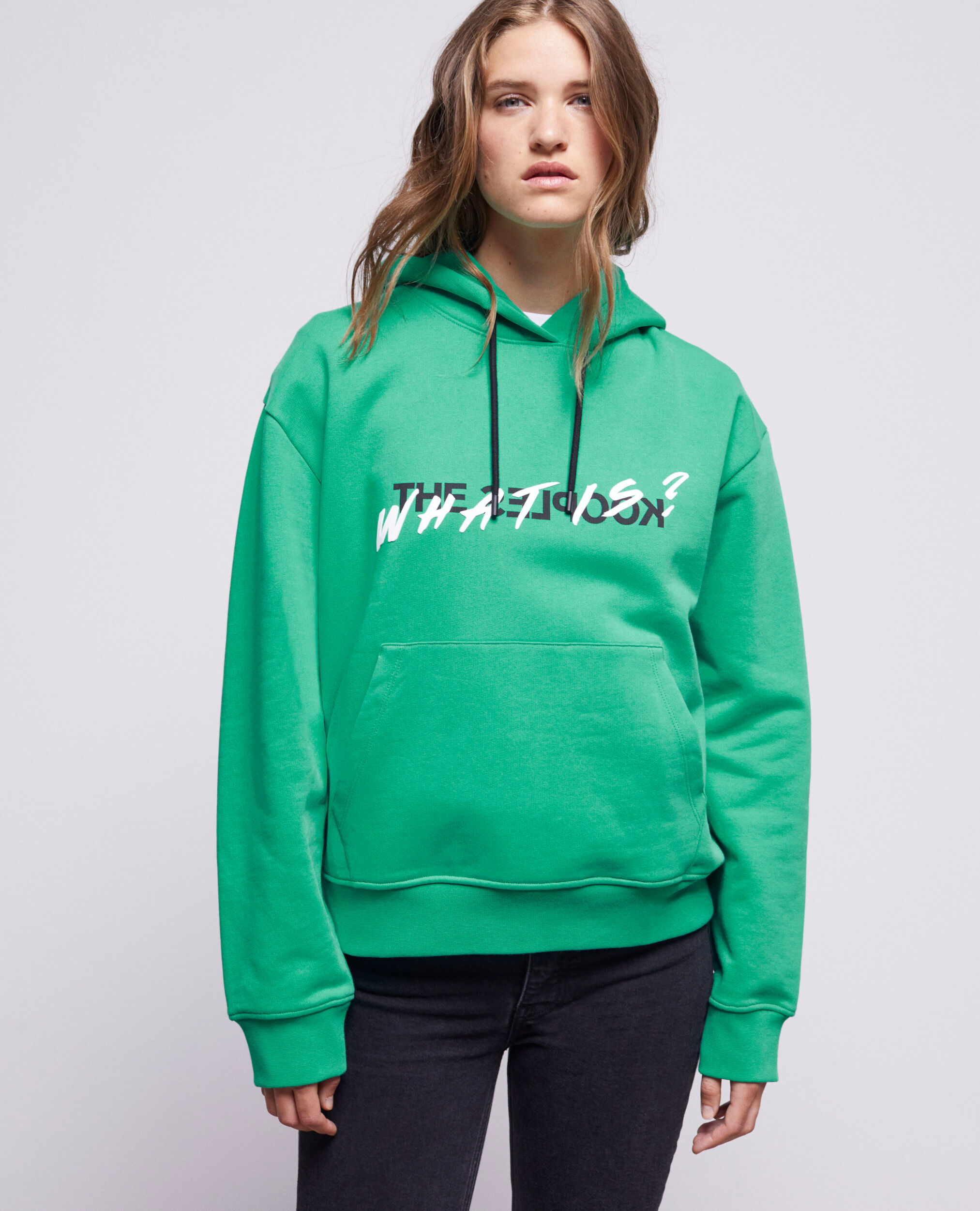 Sudadera What is verde, GREEN, hi-res image number null