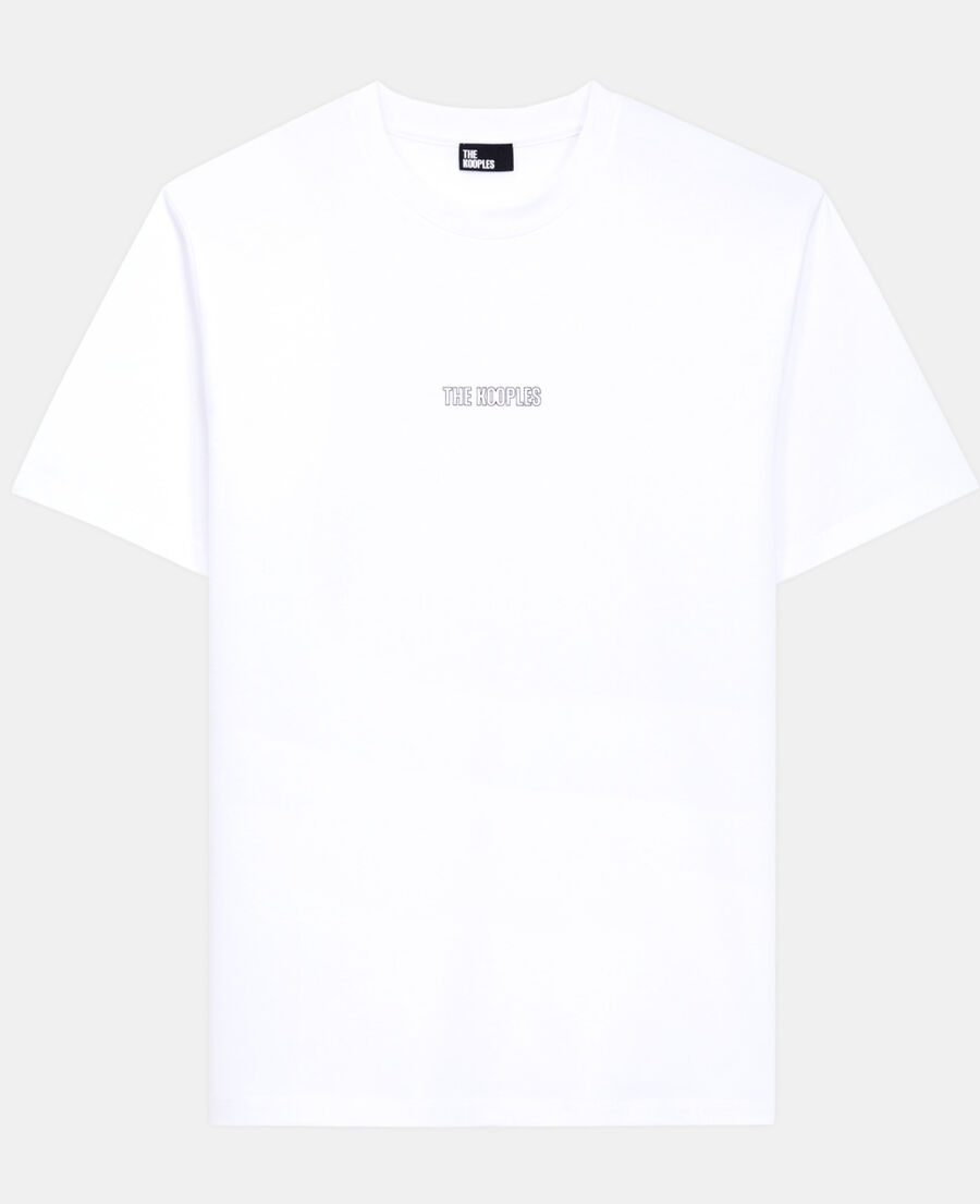 men's white t-shirt with logo