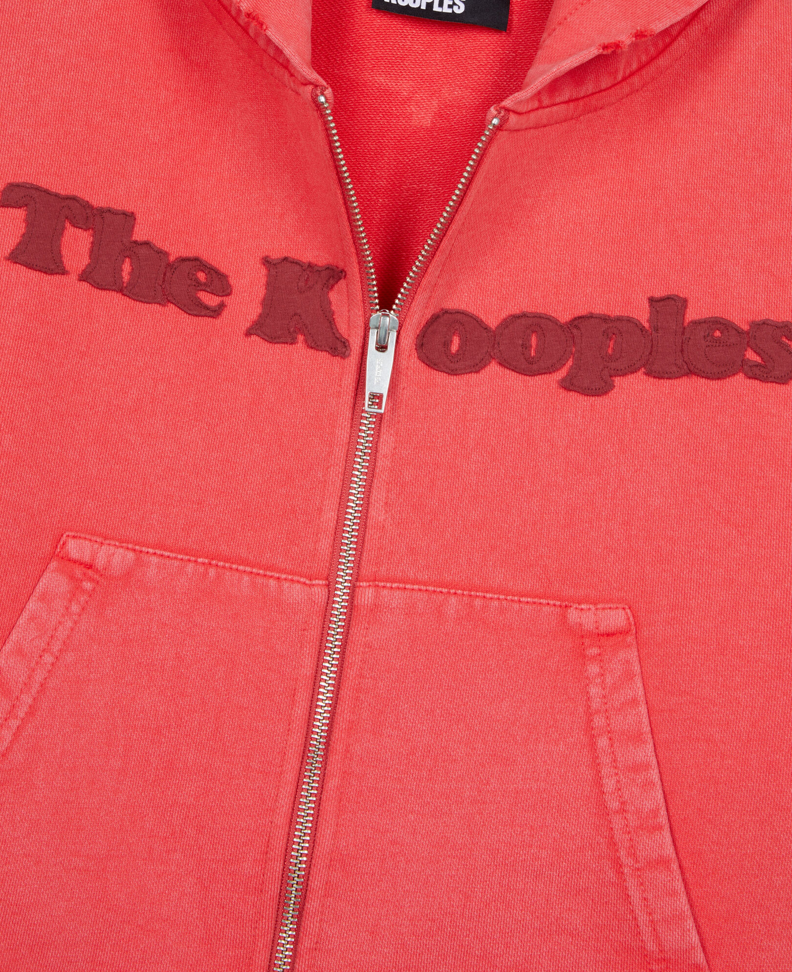 The Kooples F RUBIS red logo hoodie