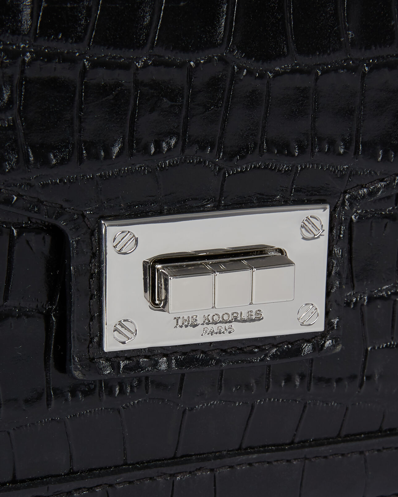 The Kooples DAMEN BLACK kleine schwarze emily tasche aus leder