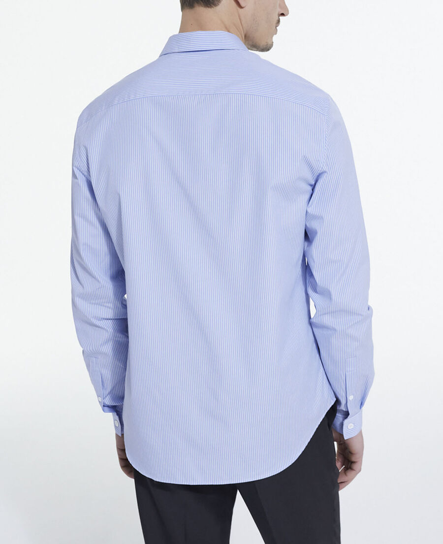 striped shirt with classic collar