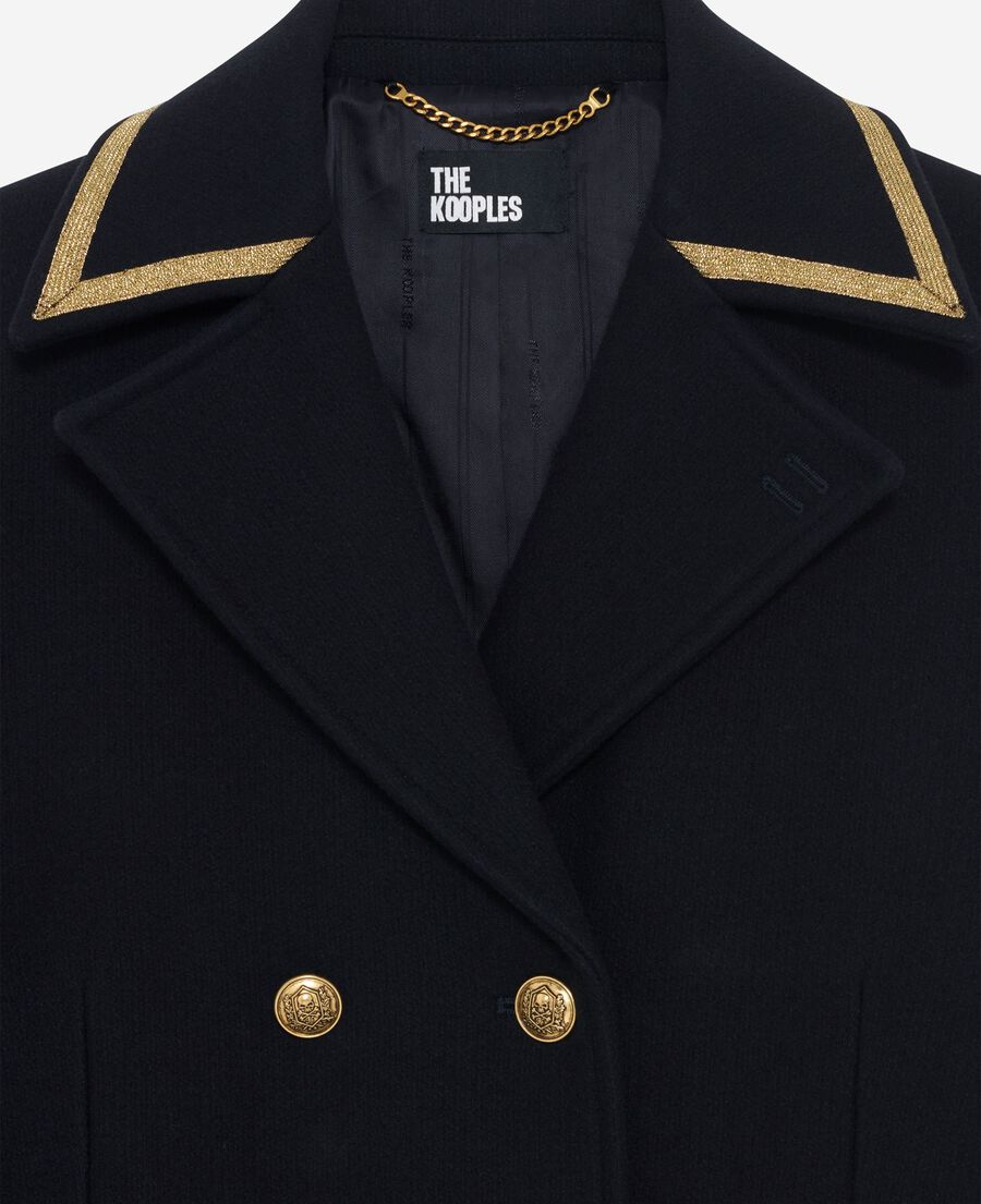 The Kooples WOMEN NAVY navy pea jacket