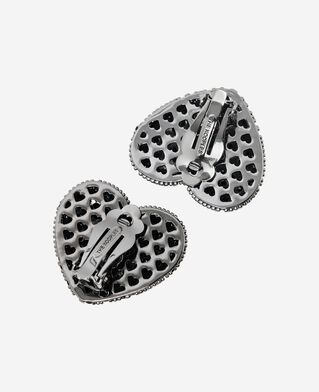 The Kooples FEMME BLACK boucles d'oreilles &agrave; clip noires