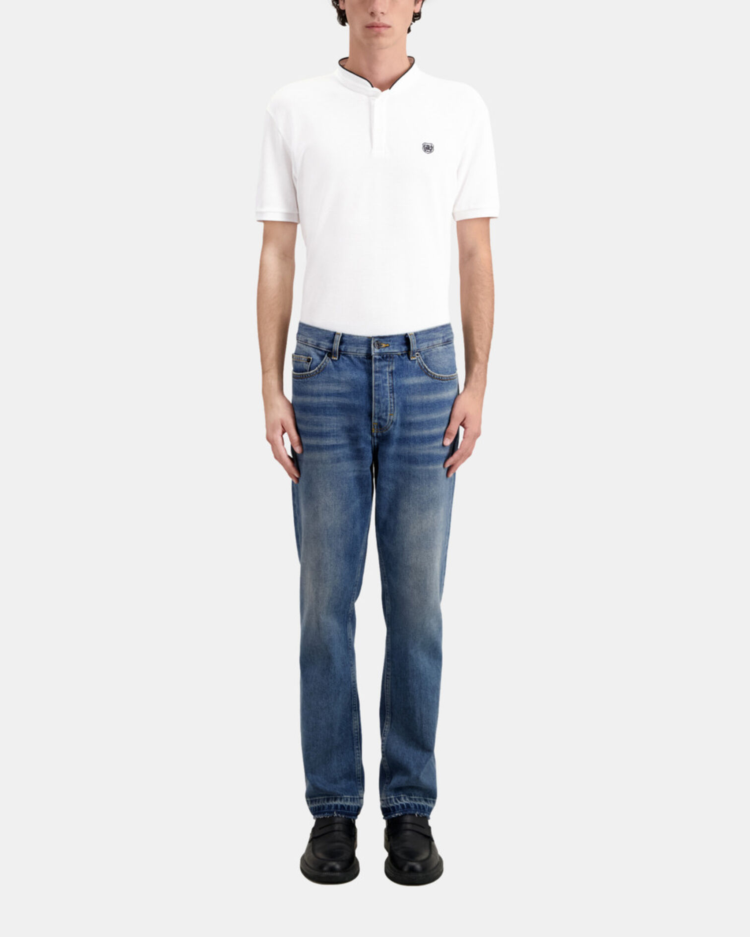 Jean bleu droit, BLUE, hi-res image number null