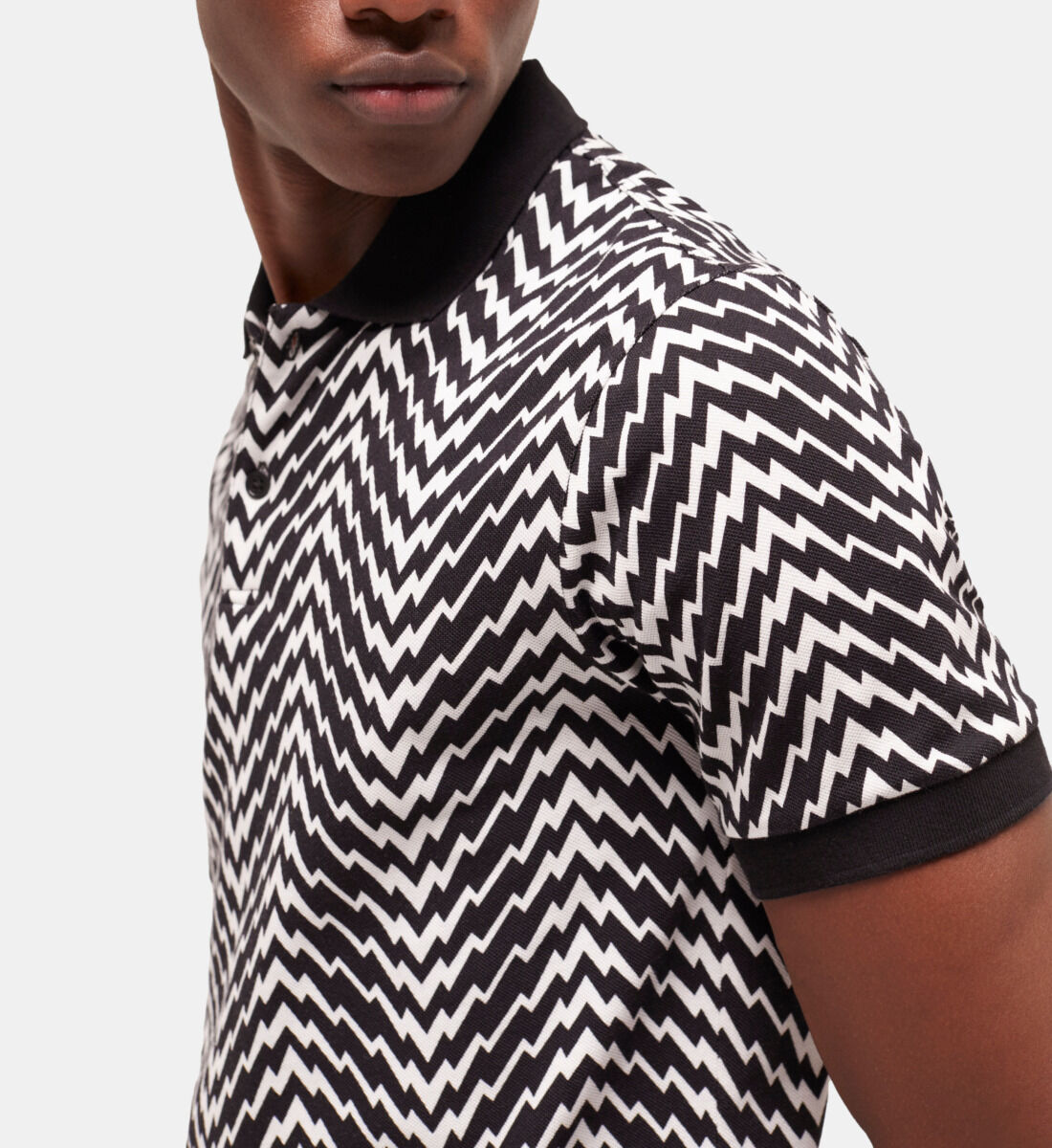 Printed polo tops shop