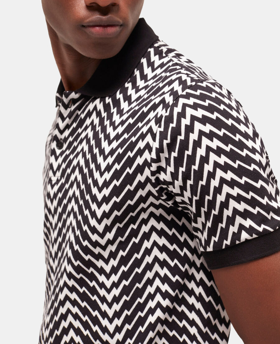 printed polo shirt