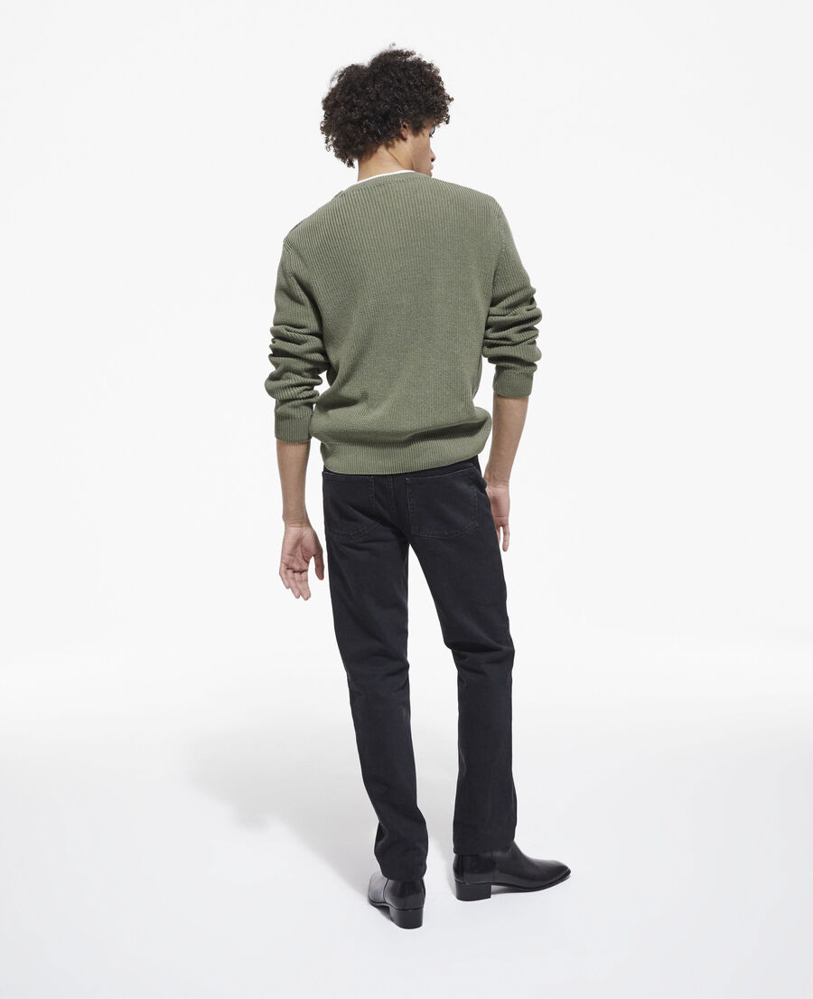 The Kooples HOMME LICHEN pull kaki
