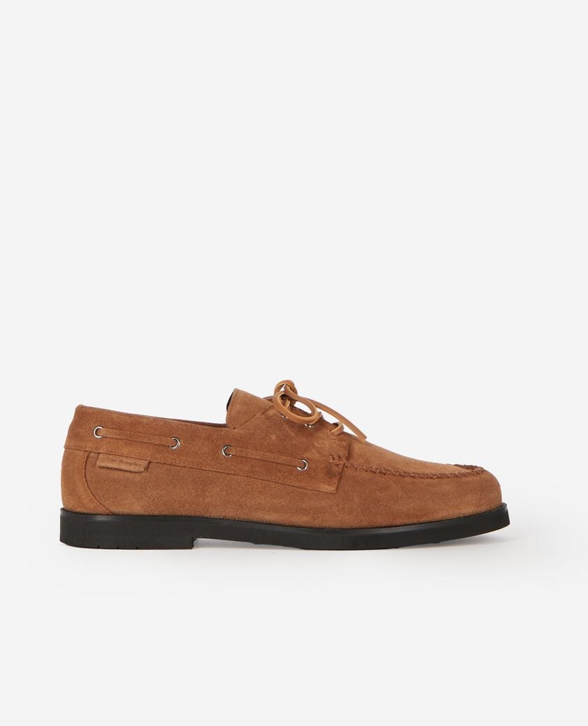 The Kooples MEN COGNAC cognac suede loafers