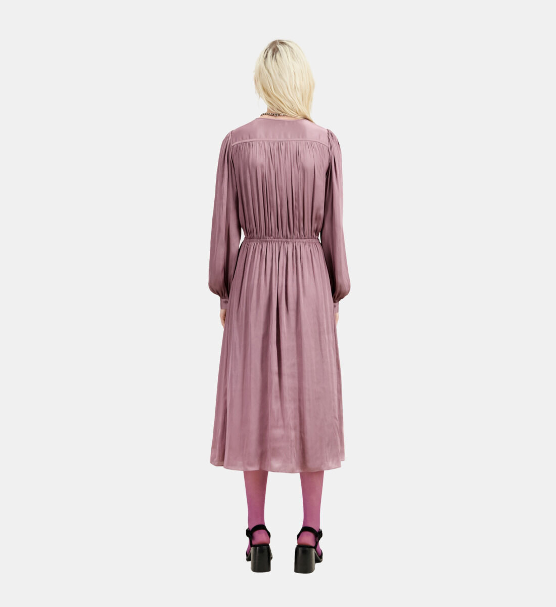 Robe longue 2025 mauve